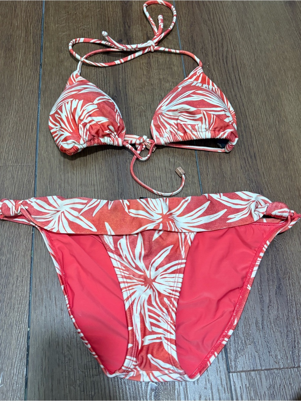 Vix Paula Hermanny Coral Tropical Bikini Set M